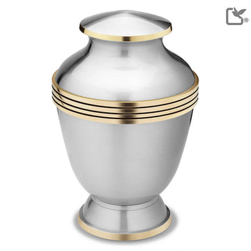 Imperial Pewter Brass Urn