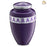 Awareness Purple Solid Brass Urn