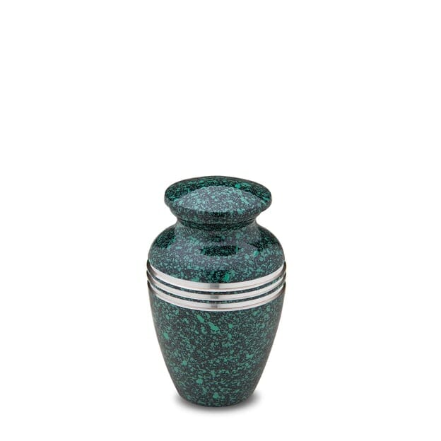 Speckled Emerald Cremation Keepsake Urn