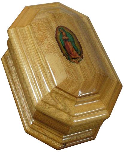 Guadalupe Wood Urn
