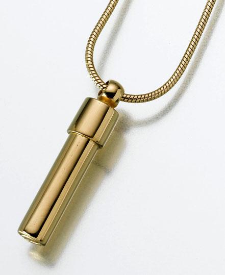 Double Chamber Cylinder Urn Pendant