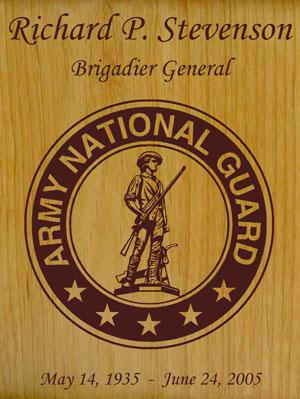 Army National Guard Wood Military Urn