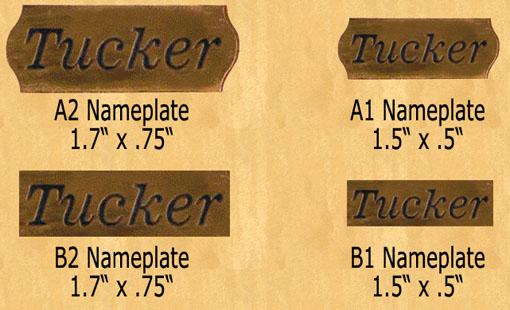 Brass Namplate