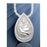 Teardrop Dove and Guiding Star Cremation Necklace