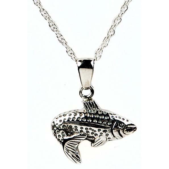 Fish Sterling Silver Pendant