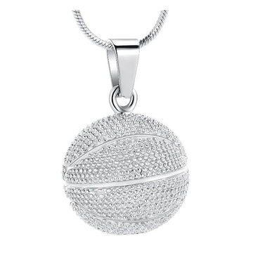 Basketball Cremation Necklace