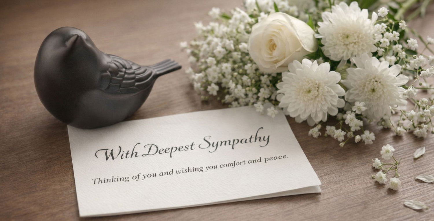 Sympathy Examples What to Write in a Sympathy Card | Urns.com