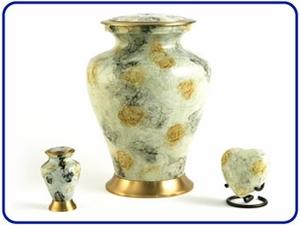 Glenwood White Marble Urns