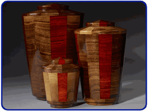 Steve Shannon Wood Urns #11T