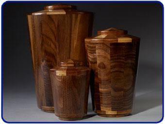 Steve Shannon Wood Urns #11P