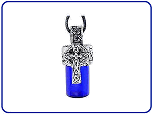 Cobalt Glass Pendant Keepsakes