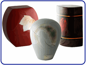 Nature Hand Painted Urns