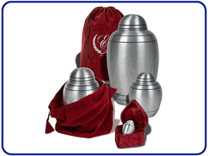 Brushed Alloy Series Urns