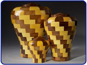 Steve Shannon Wood Urns #1