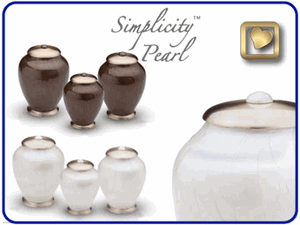 Simplicity Pearl Pet Urns