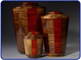 Steve Shannon Wood Urns #11T