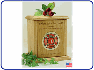 Firefighter, Police and Paramedic Wood Urns
