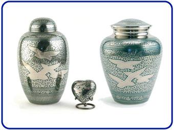 Going Home Solid Brass Urns