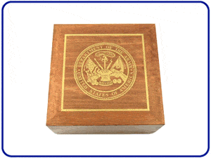 Patriotic Rosewood Urns