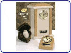 Marble Clock Urns