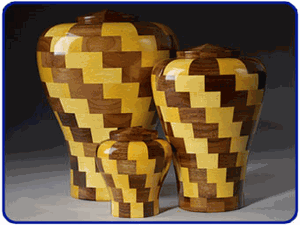 Steve Shannon Wood Urns #1