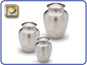 Classic Pewter Pet Urns