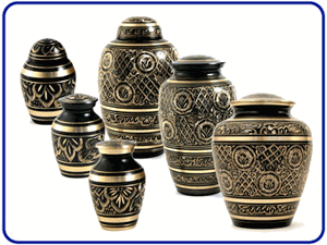 Solid Brass Radiance Urns Collection
