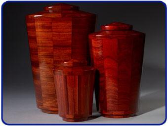 Steve Shannon Wood Urns #11J