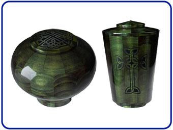 Irish Wooden Urns Collection