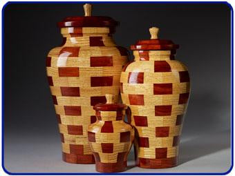 Steve Shannon Wood Urns #3