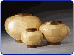 Steve Shannon Wood Urns #12T