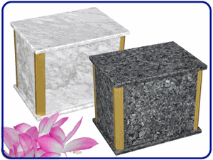 Solitude Marble and Granite Companion Urns