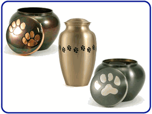 Paw Print Urns