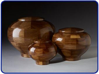 Steve Shannon Wood Urns #12W
