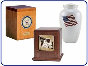 Patriotic Urns