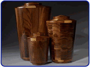 Steve Shannon Wood Urns #11P