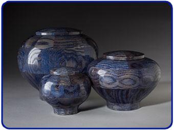 Steve Shannon Wood Urns #21B