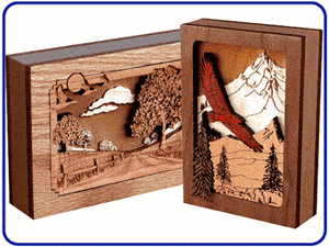 Dimensional Series Wood Keepsakes