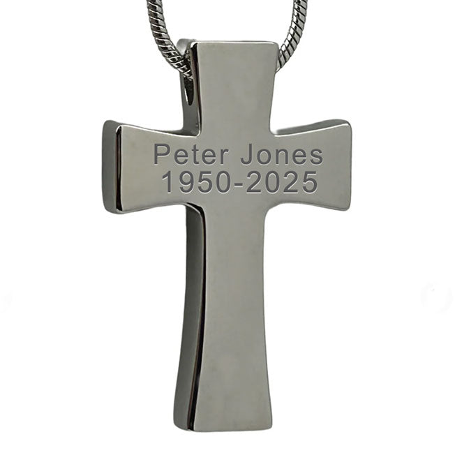 Colgante de cremación de la cruz irlandesa de Claddagh