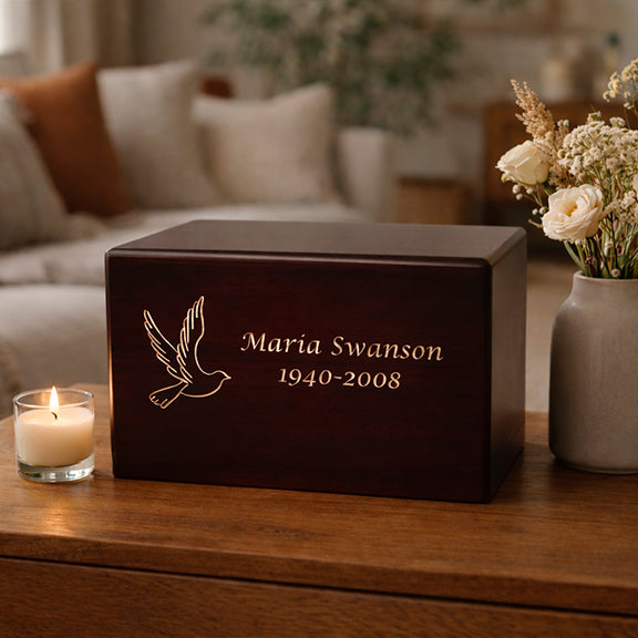 Customize your cremation container