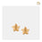 Ohrstecker Angelic Star aus zweifarbigem Gold-Vermeil