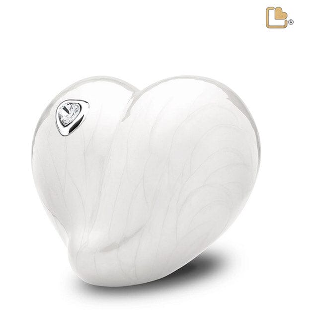 LoveHeart Pearl Infant Urn