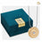 Colgante Cremación Eternity Oro Vermeil Bicolor con Cristal Transparente