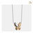 Cremation Pendant Butterfly Gold Vermeil Two Tone