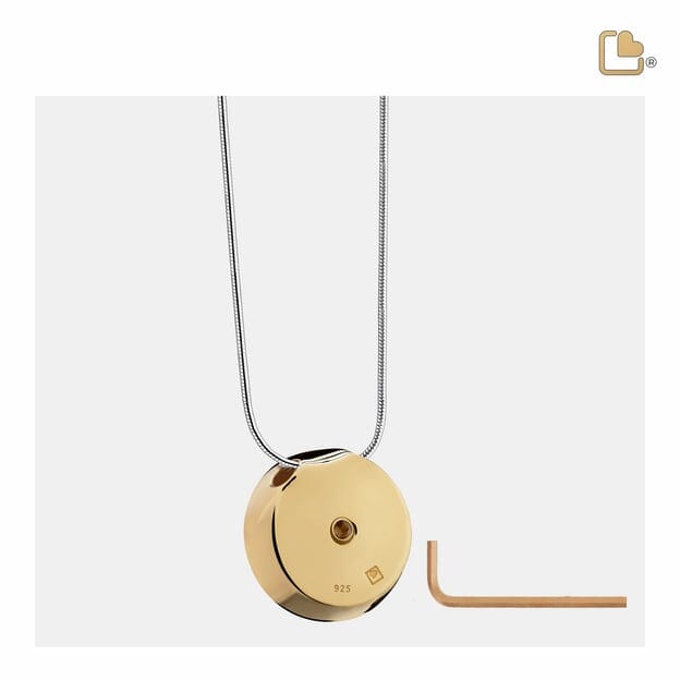 Anhänger aus Perlmutt-Gold-Vermeil