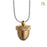 Cremation Pendant Acorn Gold Vermeil Two Tone