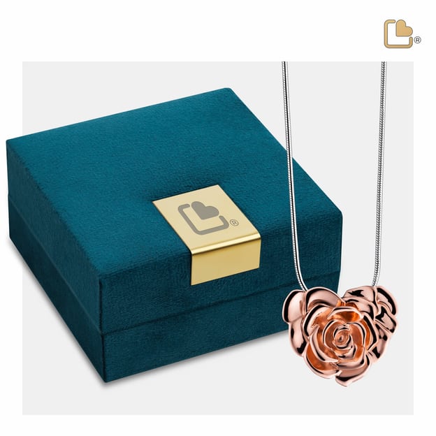 Cremation Pendant LoveRose Rose Gold Vermeil