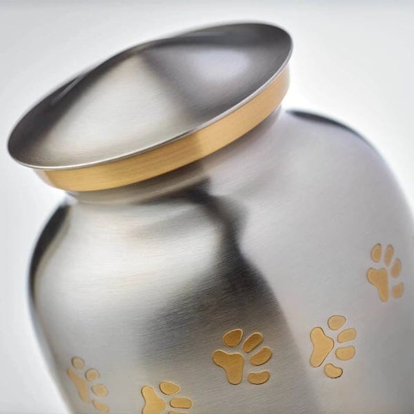 Classic Paws Pewter Pet Urn