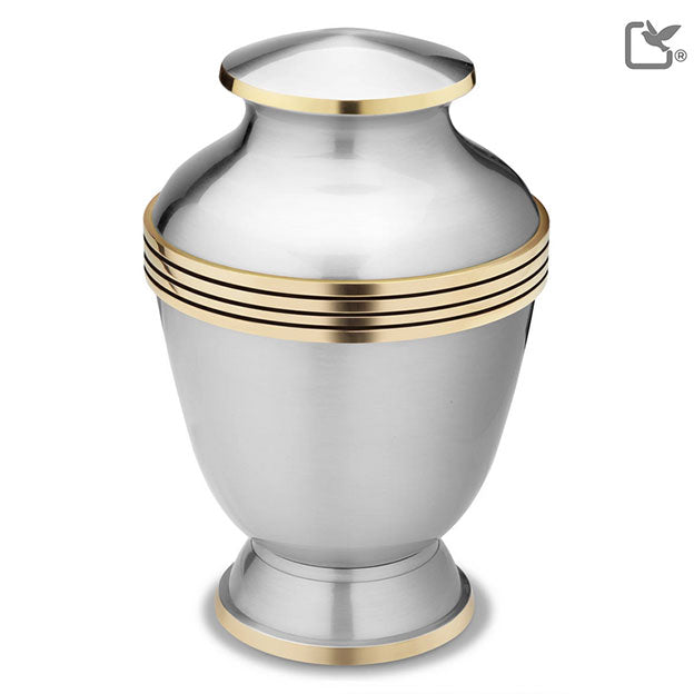Imperial Pewter Brass Urn