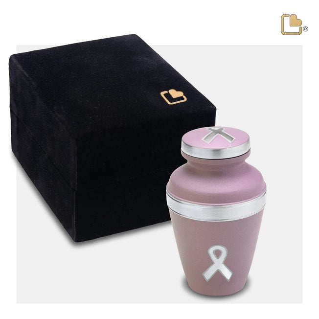 Awareness Pink Keepsake Urn